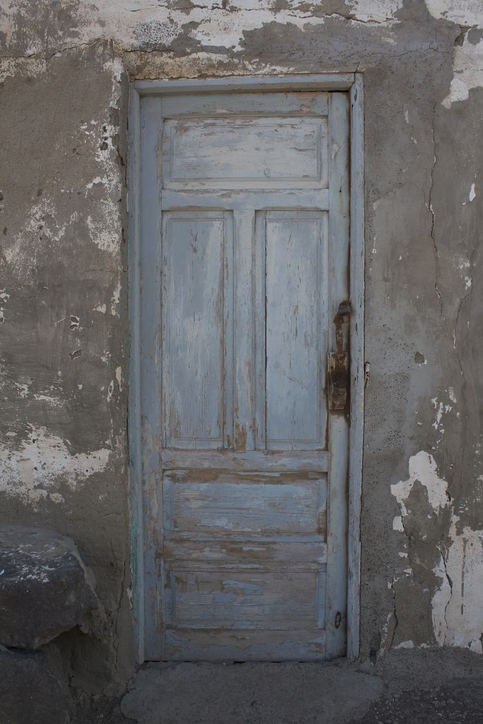 Took This On A Cliff In Gran Canaria, The Back Of The House Was Gone..