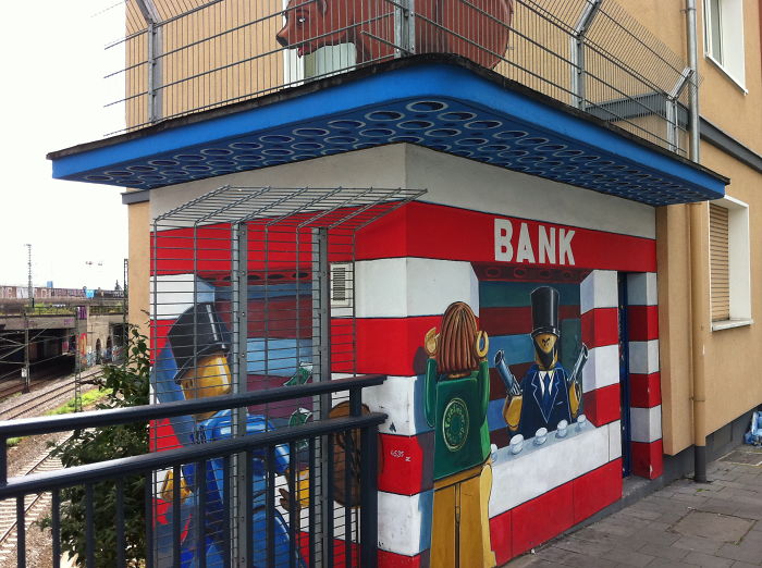 Lego-bank, Düsseldorf, Germany