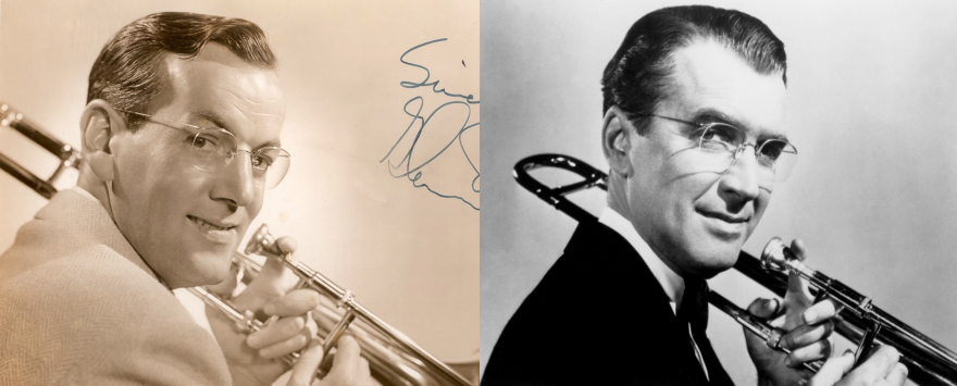 Glenn Miller And James Steward In The Glenn Miller Story