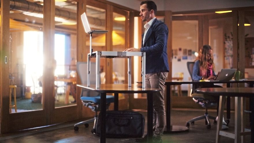 This Guy Wants People To Stand And Work Anywhere This Guy Wants People To Stand And Work Anywhere