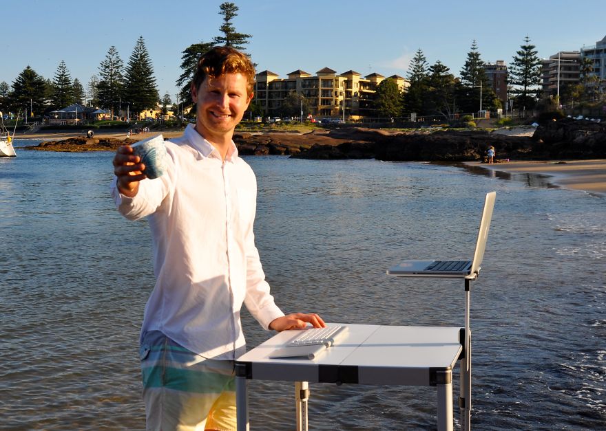This Guy Wants People To Stand And Work Anywhere This Guy Wants People To Stand And Work Anywhere