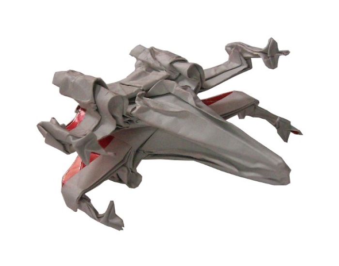 Highly Detailed Origami Models Of Star Wars Vehicles