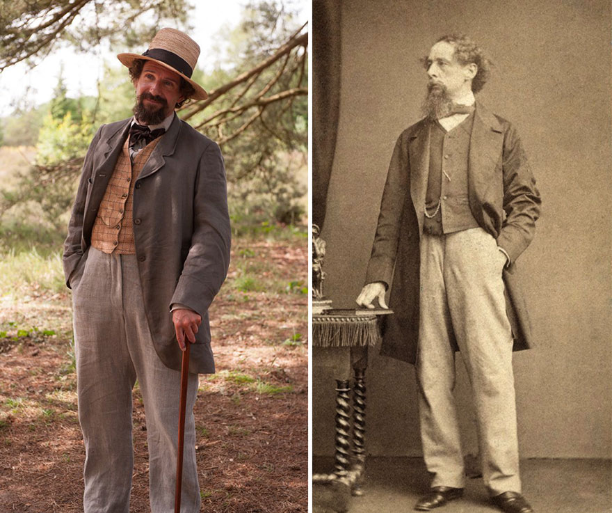 Ralph Fiennes as Charles Dickens in The Invisible Woman