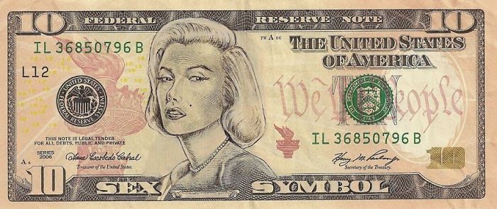 Dollar Bills Turned Into Portraits Of American Icons