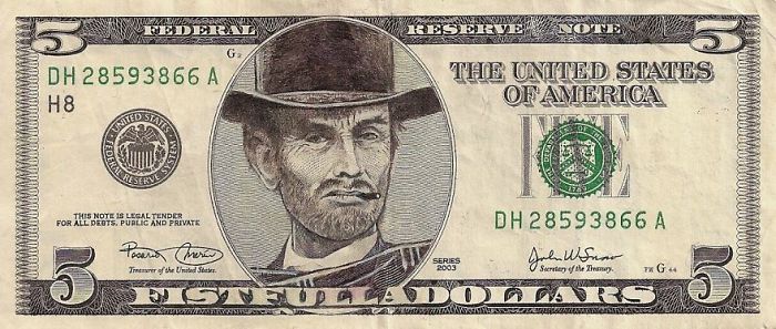 Dollar Bills Turned Into Portraits Of American Icons