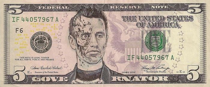 Dollar Bills Turned Into Portraits Of American Icons