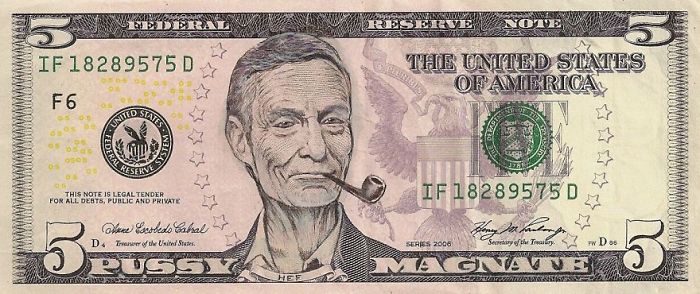 Dollar Bills Turned Into Portraits Of American Icons