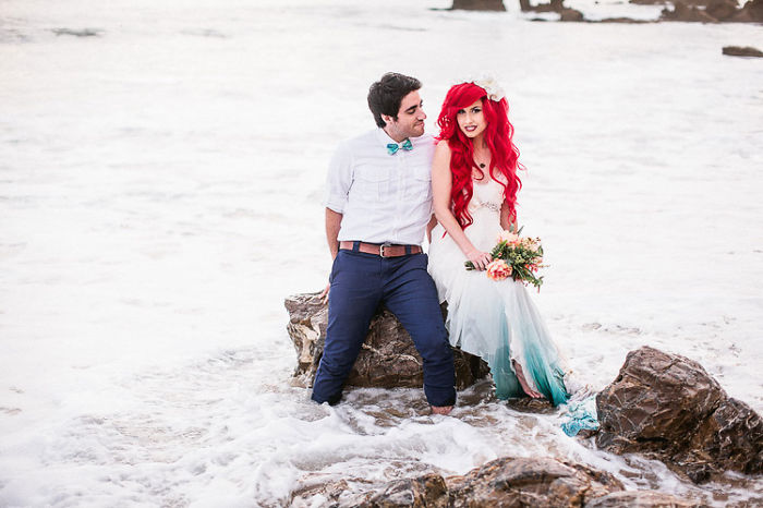 Little Mermaid-Themed Wedding For Your Inner Disney Geek