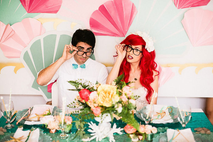 Little Mermaid-Themed Wedding For Your Inner Disney Geek