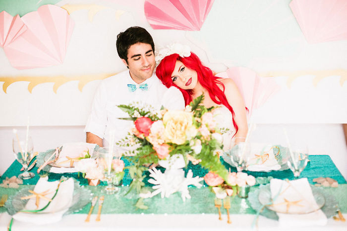 Little Mermaid-Themed Wedding For Your Inner Disney Geek Little Mermaid-Themed Wedding For Your Inner Disney Geek