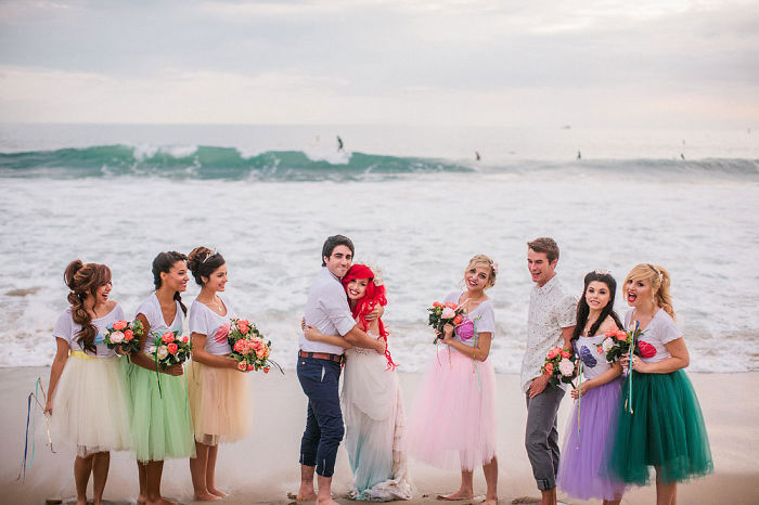 Little Mermaid-Themed Wedding For Your Inner Disney Geek