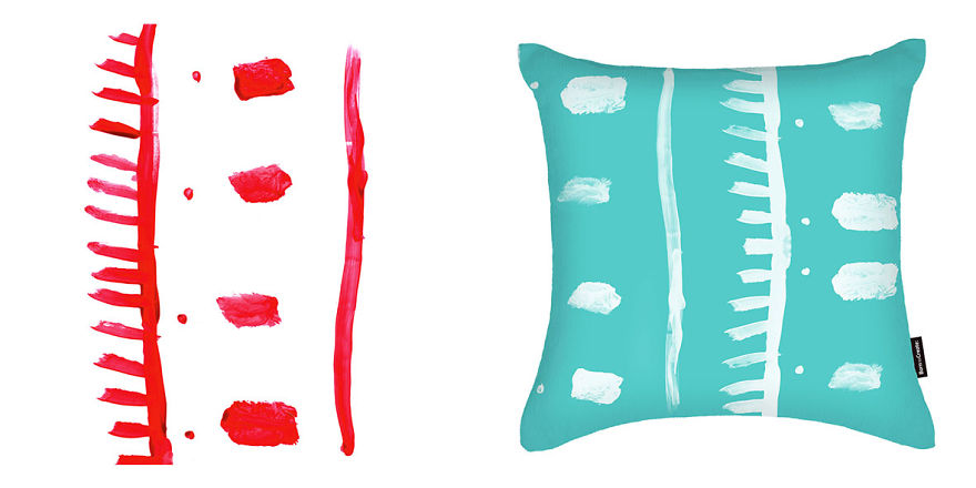 Designer Mum Turns Her 4-Year-Old Daughter’s Drawings Into Surface Patterns Designer Mum Turns Her 4-Year-Old Daughter’s Drawings Into Surface Patterns