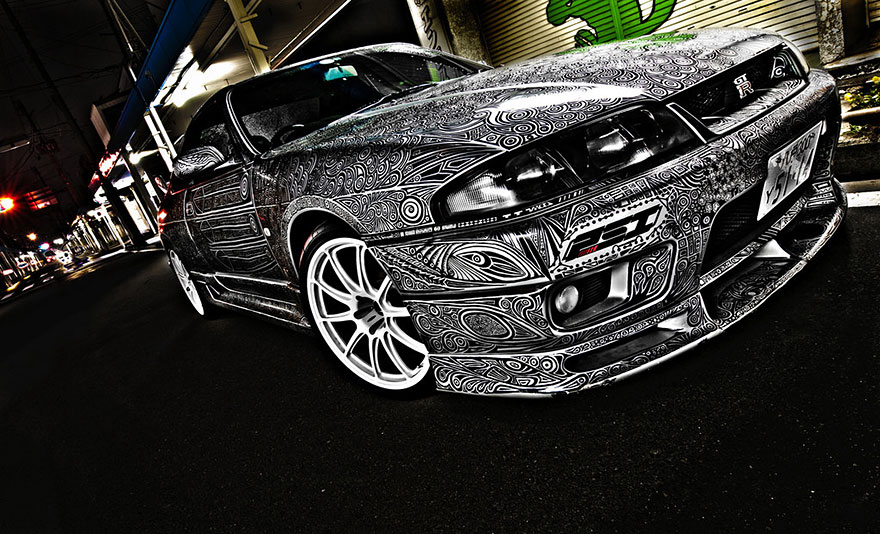 car-art-sharpie-pen-drawing-10 car-art-sharpie-pen-drawing-10