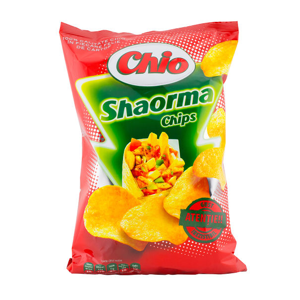 Shaorma Flavoured Chips From Romania