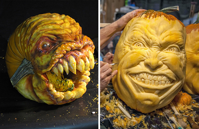This Guy Makes The Scariest Pumpkin Carvings Ever