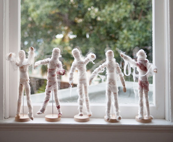 Wooden Ikea Manequins Mummies