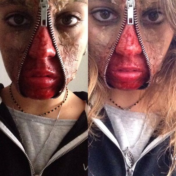 Last Halloween Make Up