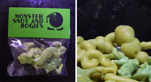 Monster Bogie Meringues