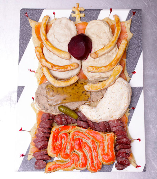 Human Torso Appetizer Plate