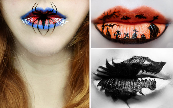 Beautifully Creepy Halloween Lip Makeup Ideas By Eva Pernas
