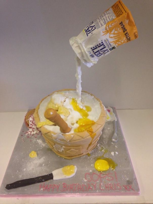 Mixing Bowl Gravity Cake