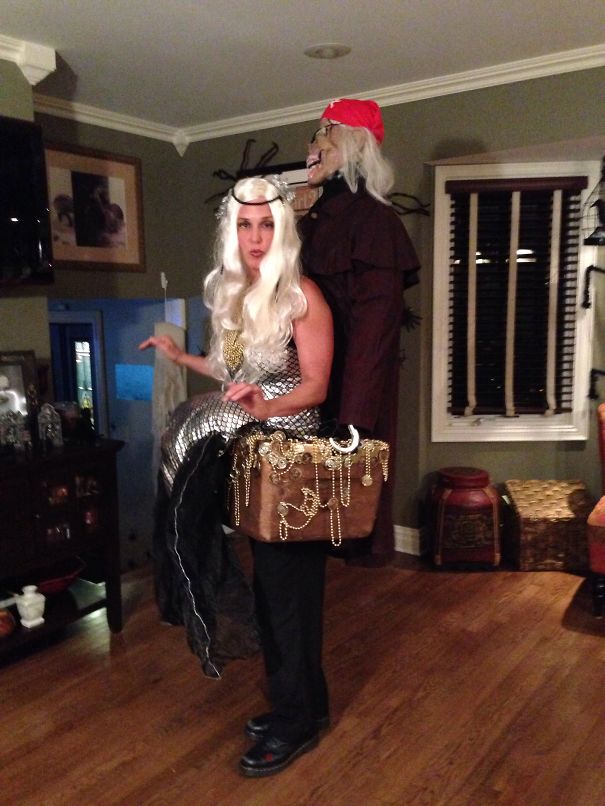 Mermaid And Her Pirate Boyfriend We Called Fred