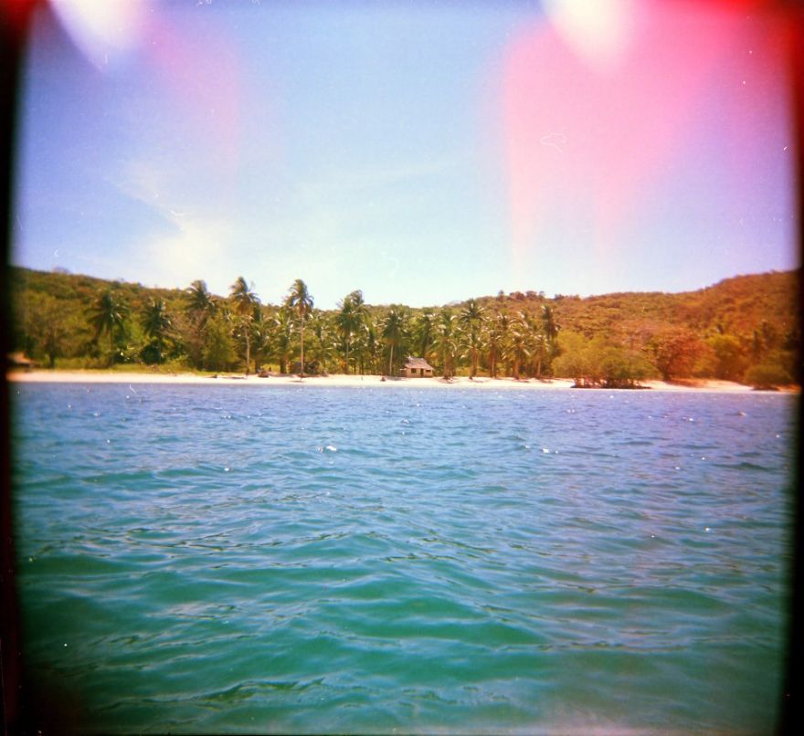 Cabin On The Beach, Opposite Of Popotan Island, Palawan, Philippines
