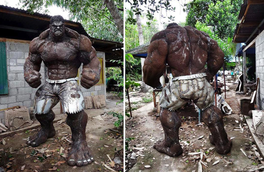 scrap-metal-sculptures-hulk-ban-hun-lek-1 scrap-metal-sculptures-hulk-ban-hun-lek-1