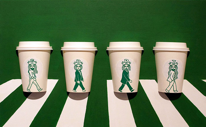 Illustrator Doodles On Starbucks Cups To Turn Mermaid Into Various Characters