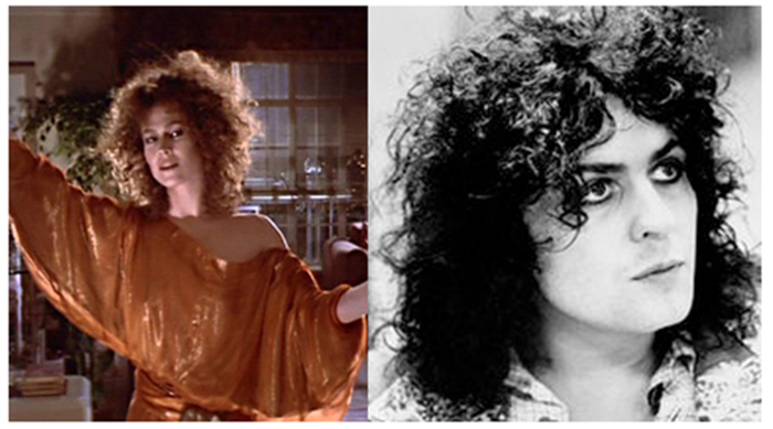Sigourney Weaver And Marc Bolan (t.rex)