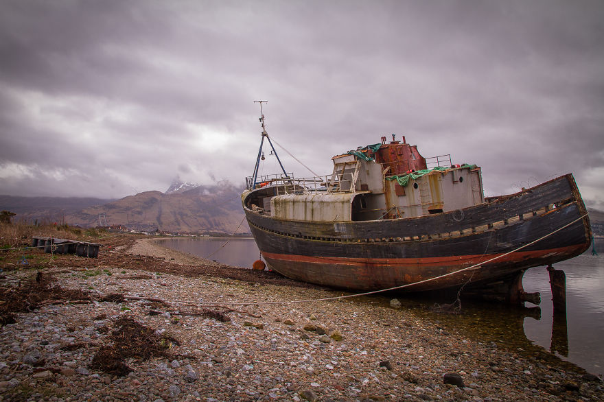 Wreck In Fort William, Scotland