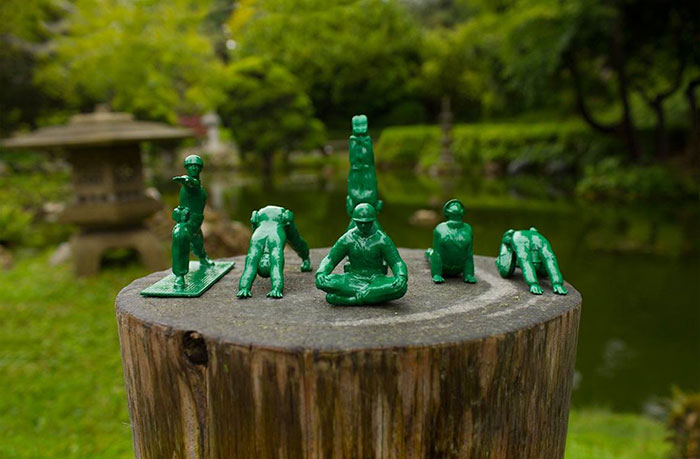 Toy Inventor Turns Iconic Toy Soldiers Into Yoga Practitioners