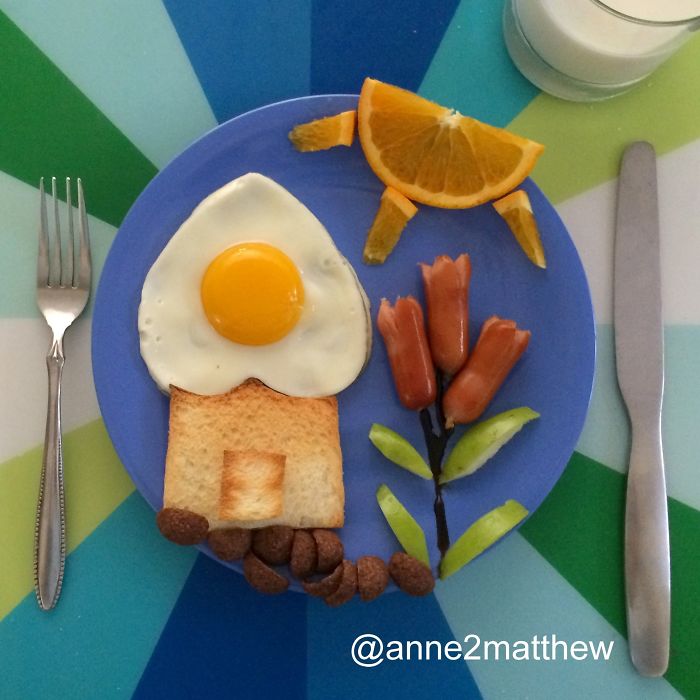 I Have 4 Children And I Love To Make Them Creative Sunny Side Up Eggs