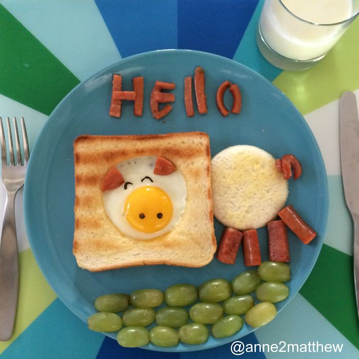 I Have 4 Children And I Love To Make Them Creative Sunny Side Up Eggs
