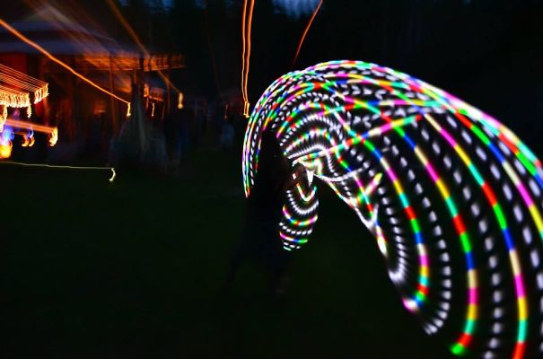 My L.e.d Hulahoop From Moodhoops.com