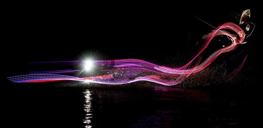 Luminescencia Project: We Installed LED Lights On Wakeboards