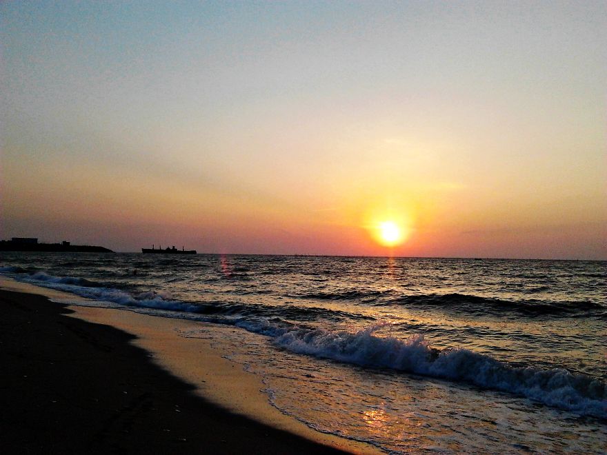 Sunrise In Costinesti