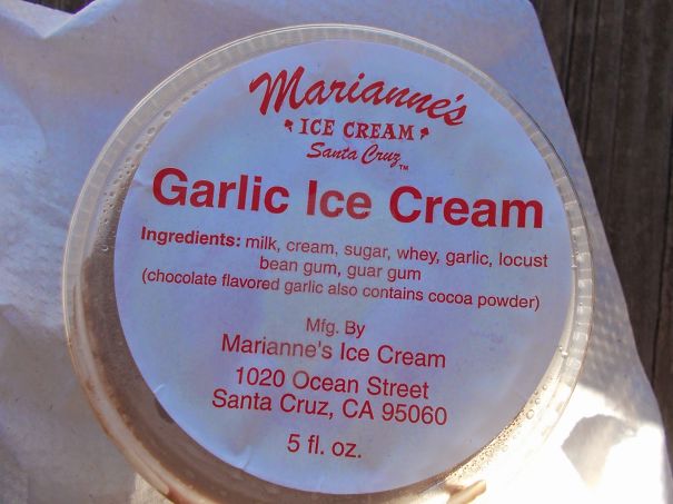 Garlic Ice Cream