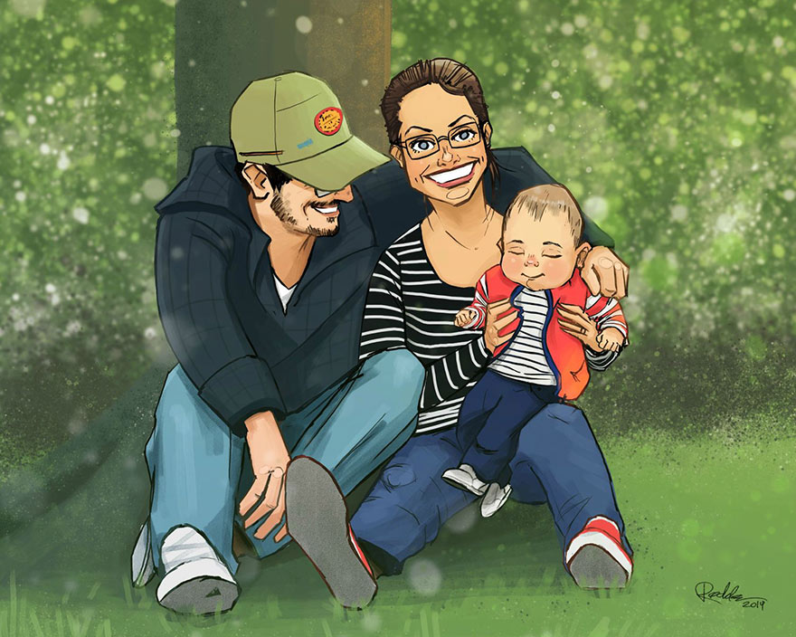 23-artists-recreate-family-photos-ernst-berlin-10 23-artists-recreate-family-photos-ernst-berlin-10