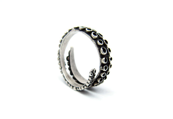 Octopus Tentacle Ring By Rbz Jewelry