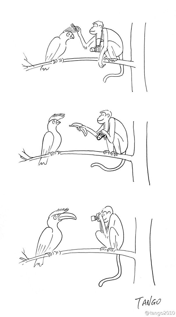 Simple But Clever Comics By Shanghai Tango