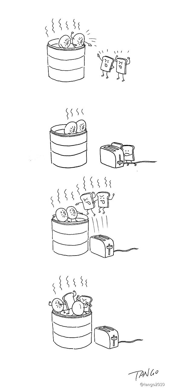 Simple But Clever Comics By Shanghai Tango