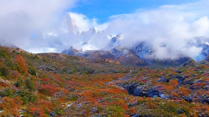 Fitz Roy Asomándose, El Chaltén, Argentina