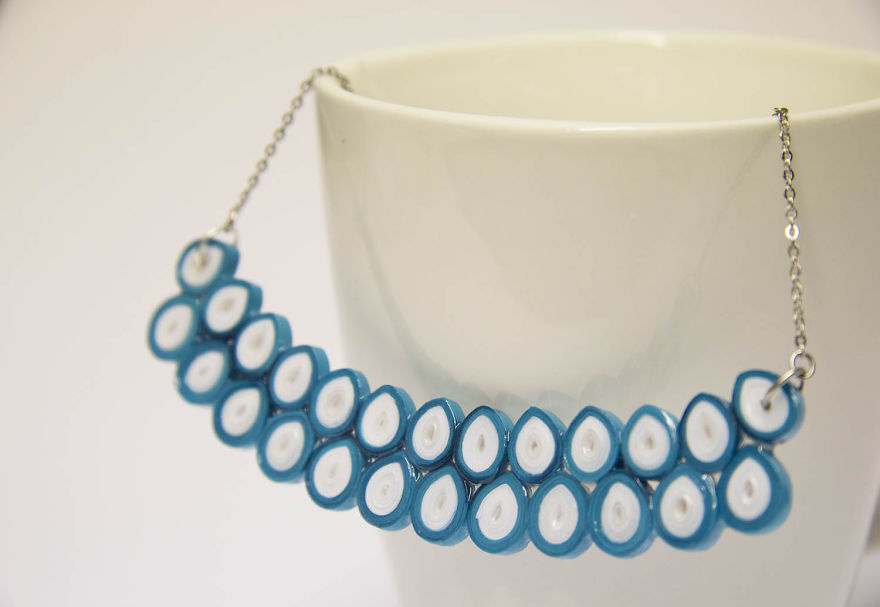 Amsterdam Artist Turns Paper Into Water Resistant Paper Jewelry