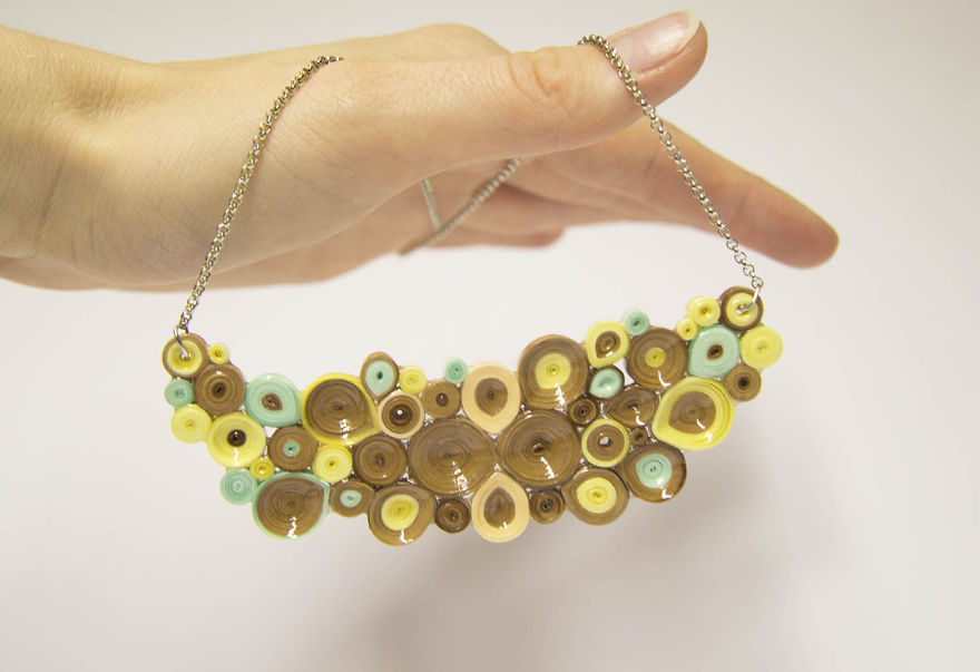 Amsterdam Artist Turns Paper Into Water Resistant Paper Jewelry