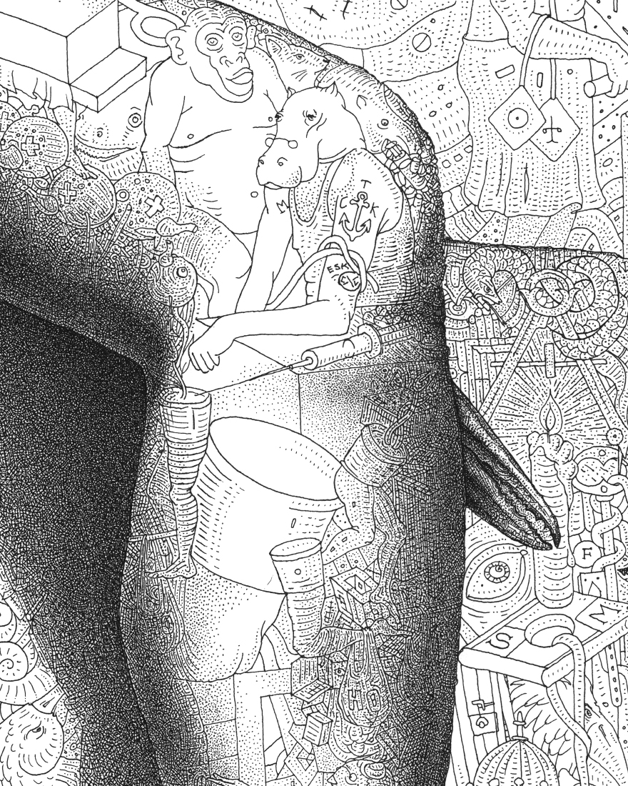 Illustration Made Of Hundreds Of Illustrations