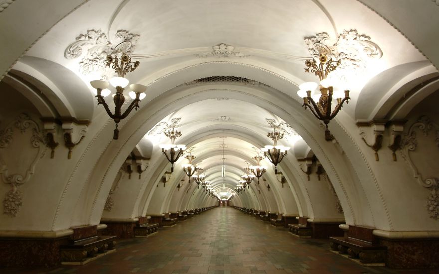Arbatskaya Station, Moscow, Russia