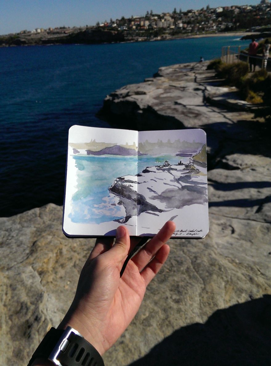 I Sketch On Every Single Bus, Train And Airplane I Board I Sketch On Every Single Bus, Train And Airplane I Board