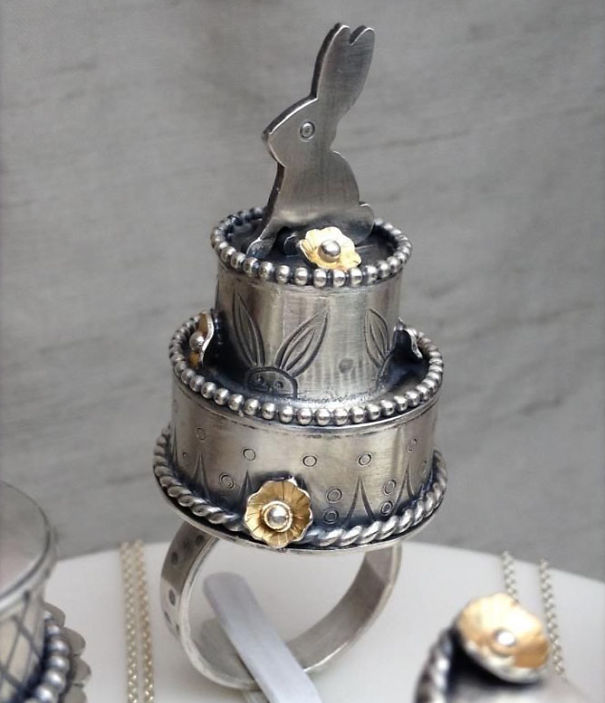 Bunny Cake Ring By Carrie Nunes