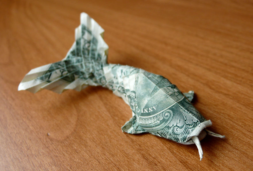 Dollar Bill Origami By CraigFoldsFives